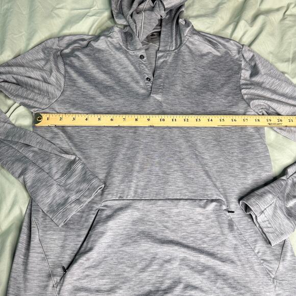 VRST Men's Small Gray Pullover Long Sleeve Hoodie Stretch Training Workout - Picture 7 of 9